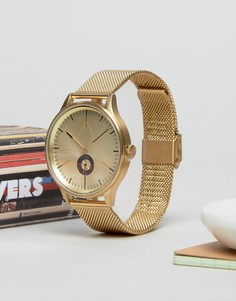 Золотистые часы с браслетом Cronometrics - Золотой