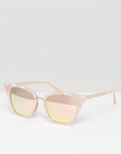 Квадратные солнцезащитные очки 7X - Бежевый