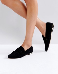 Черные замшевые лоферы KG by Kurt Geiger Kilma - Черный