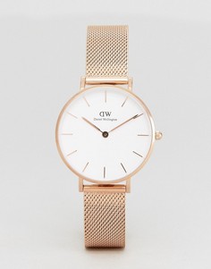 Золотисто-розовые часы с браслетом Daniel Wellington DW00100162 - Золотой