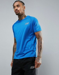 Спортивная футболка с принтом Skechers - Синий