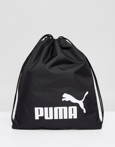 Черный спортивный рюкзак Puma Phase 7494301 - Черный