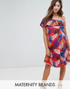 Сарафан с тропическим принтом New Look Maternity - Красный