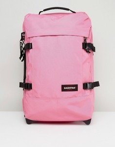 Розовый маленький чемодан на колесах Eastpak Tranverz - Розовый