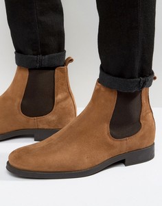 Замшевые ботинки челси Selected Homme Oliver - Коричневый