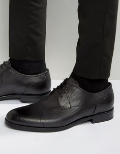 Туфли дерби с фактурной отделкой носка HUGO by Hugo Boss Tempt - Черный