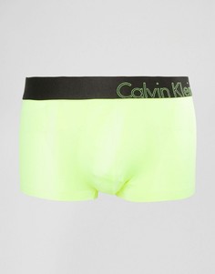 Боксеры-брифы из микрофибры с заниженной талией Calvin Klein - Желтый