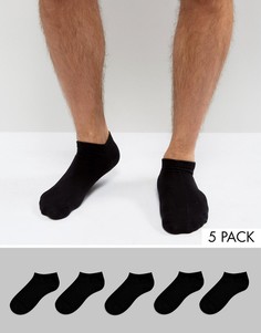 Набор из 5 пар спортивных носков Jack & Jones - Черный