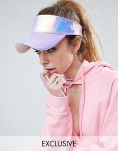 Переливающийся козырек New Era - Розовый