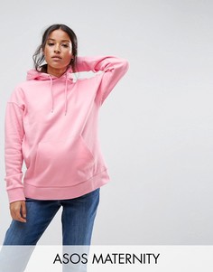 Oversize-худи ASOS Maternity - Розовый