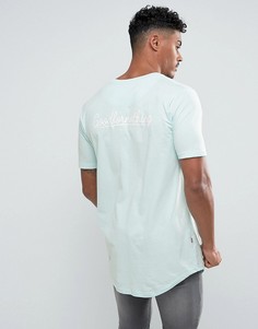 Обтягивающая футболка мятного цвета с принтом на спине Good For Nothing - Зеленый
