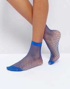 Сетчатые носки Monki - Синий