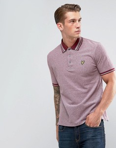 Бордовая футболка-поло Lyle & Scott - Красный