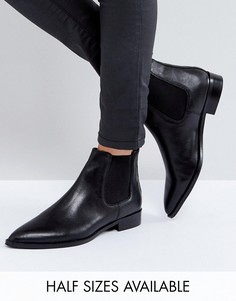 Кожаные ботинки челси ASOS AUTOMATIC - Черный