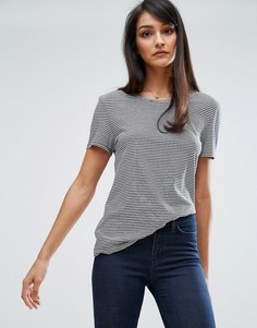 Мягкая футболка в полоску в стиле ретро M.i.h Jeans - Синий
