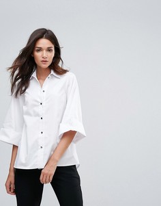 Рубашка с широкими рукавами Closet - Белый