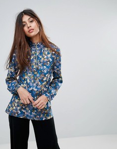Блузка на молнии с цветочным принтом Closet - Мульти