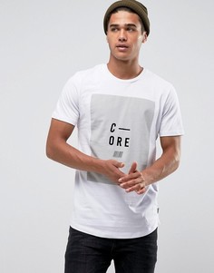 Облегающая футболка с логотипом Jack & Jones - Белый