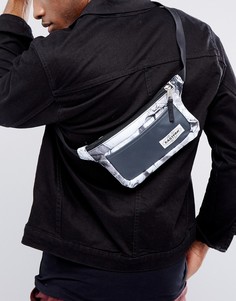 Черная фактурная сумка-кошелек на пояс Eastpak Talky - Черный