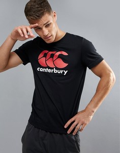 Черная футболка с логотипом Canterbury E546720-989 - Черный