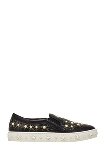 Кожаные слипоны Cosmic Pearl Slip-on Aquazzura