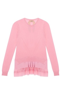 Джемпер из шерсти и шелка No21