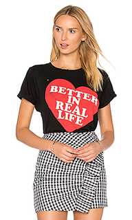 Футболка better in real life - Wildfox Couture