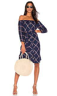 Reily plaid off the shoulder dress - Splendid