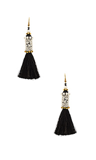 Kata cylinder tassel earrings - Natalie B Jewelry