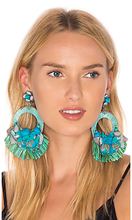 Floral circle earring - Ranjana Khan