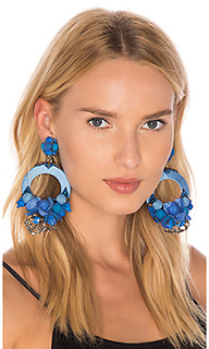 Floral circle earring - Ranjana Khan