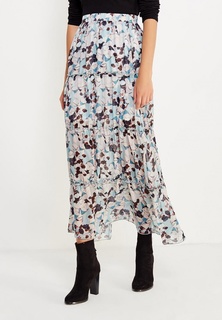 Юбка LOST INK TIERED BLUEBELL PRINT MAXI