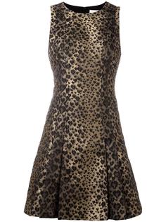 расклешенное платье с леопардовым узором Michael Michael Kors