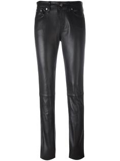 кожаные брюки скинни Calvin Klein Jeans