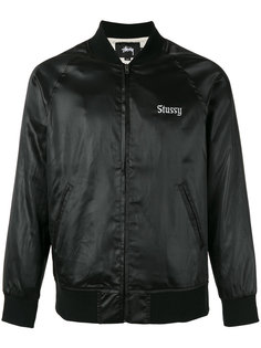 куртка-бомбер  с принтом 'California' Stussy