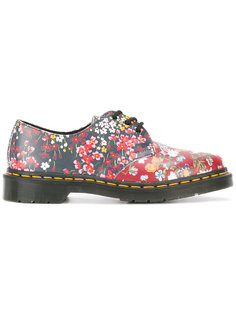 туфли на шнуровке с цветочным принтом Dr. Martens