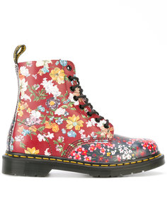 ботинки с цветочным принтом Dr. Martens