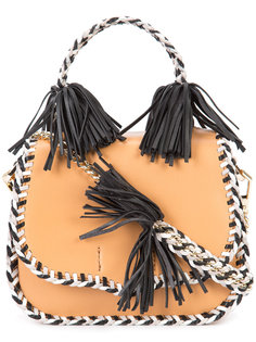сумка через плечо с плетеной отделкой Rebecca Minkoff
