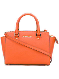 сумка-тоут с бляшкой с логотипом Michael Kors