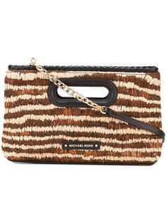 полосатый клатч Michael Michael Kors