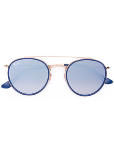 крупные круглые солнцезащитные очки Ray-Ban