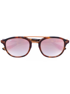 солнцезащитные очки с золотистой отделкой Ray-Ban