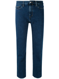 укороченные джинсы с завышенной талией Calvin Klein Jeans
