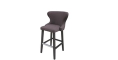 Стул nile counter stool (gramercy) коричневый 61x109x62 см.