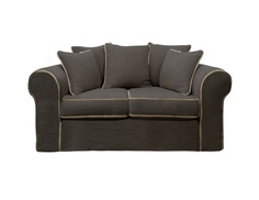 Диван lanzo sofa (gramercy) коричневый 177x78x93 см.