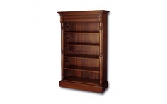 Стеллаж для книг (satin furniture) коричневый 92x150x33 см.