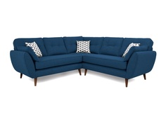Угловой диван vogue full (myfurnish) синий 227x88x227 см.