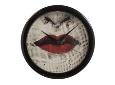 Настенные часы с портретом Лины Пьеро Форназетти "Red Lips" DG