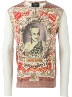 топ с принтом JPG Jean Paul Gaultier Vintage