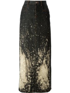 длинная джинсовая юбка JPG Jean Paul Gaultier Vintage